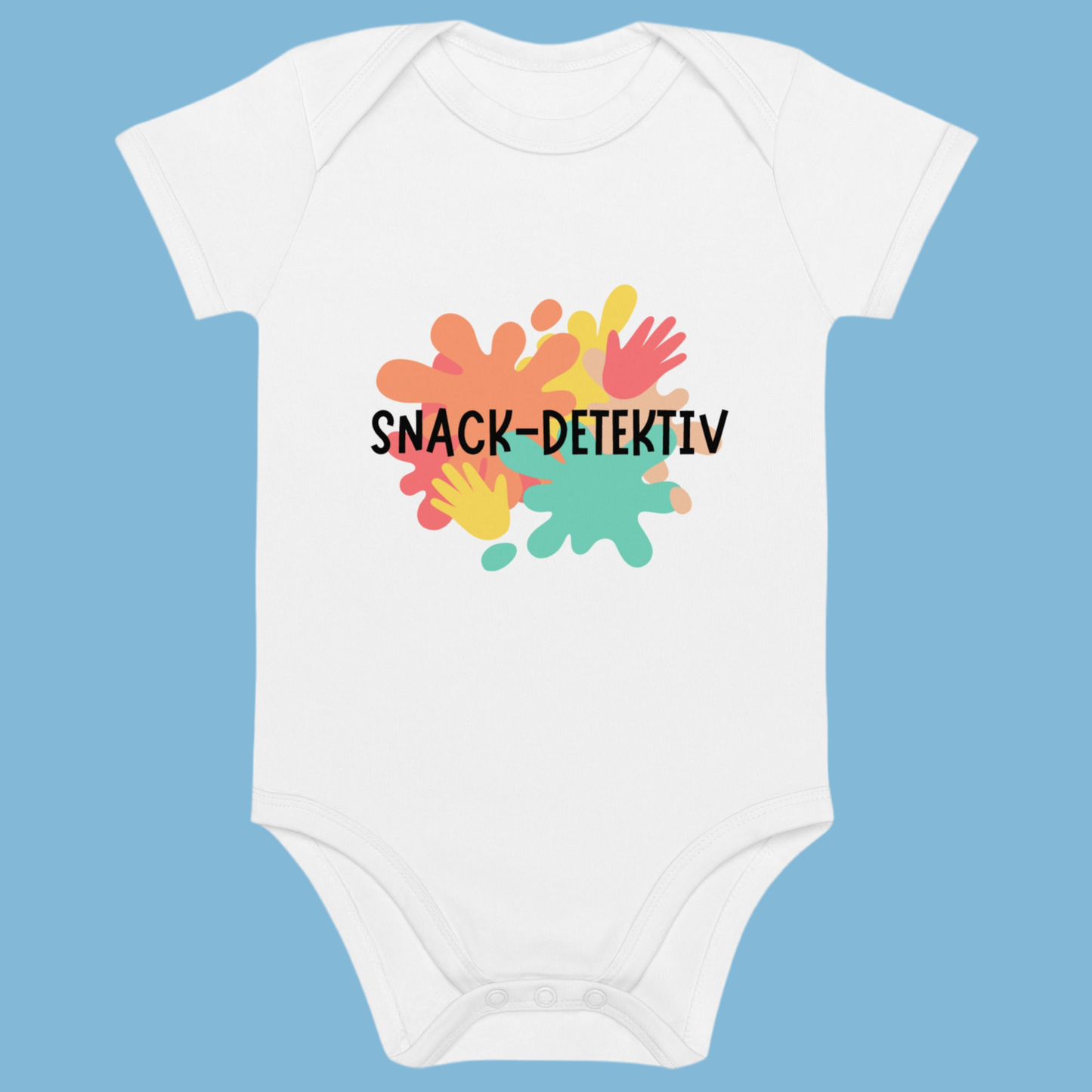 Minihelden Bio Babystrampler (Snack Detektiv)